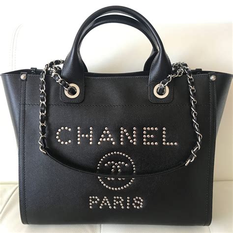 chanel deauville 2018 leather|coco chanel deauville tote.